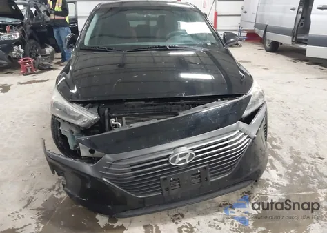 2017 Hyundai Ioniq Hybrid Blue z USA, uszkodzony, nr VIN KMHC65LC3HU025022